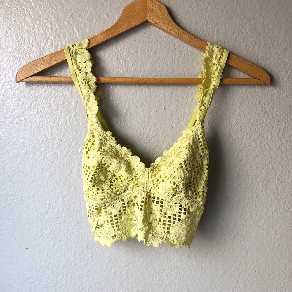 Yellow Lace Aerie Bralette